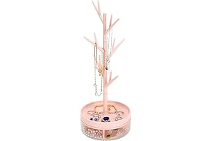 LETURE Pink Necklace Holder