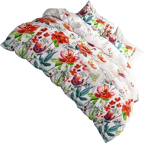 1 juego de ropa de cama con estampado floral para niñas, Colchas para Camas, ropa de cama decorativa, funda de almohada, forro de cama, colcha