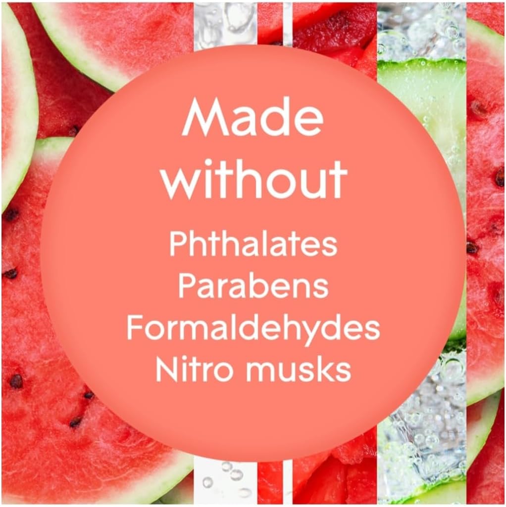 Glade Automatic Spray Air Freshener, Variety Pack 1 Holder + 3 Refills, Wonder Melon, Empower Mint, Super Bloom