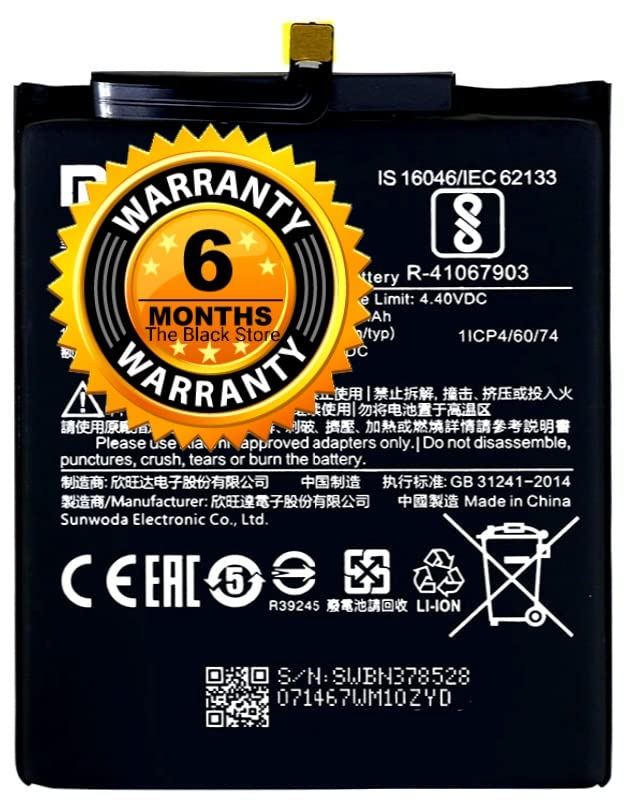 Image of Original BN37 Battery Compatible with Redmi 6A (Redmi 6) M1804C3CG, M1804C3CH, M1804C3CI [mAh]