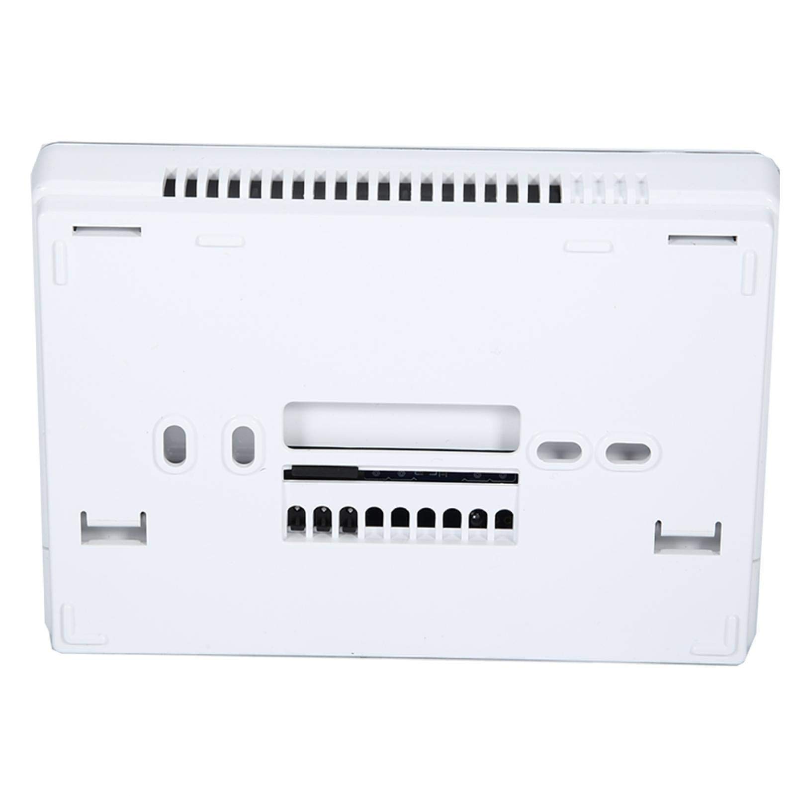Termostato Digitale Programmabile, Termoregolatore per Caldaia Sospesa Sistema di Riscaldamento 2 Batterie AA 1.5V (Non Incluse)(Nero)