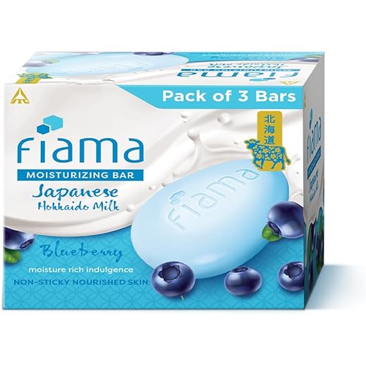 Fiama Blueberry Moisturizing Soap Bar Pack of 3