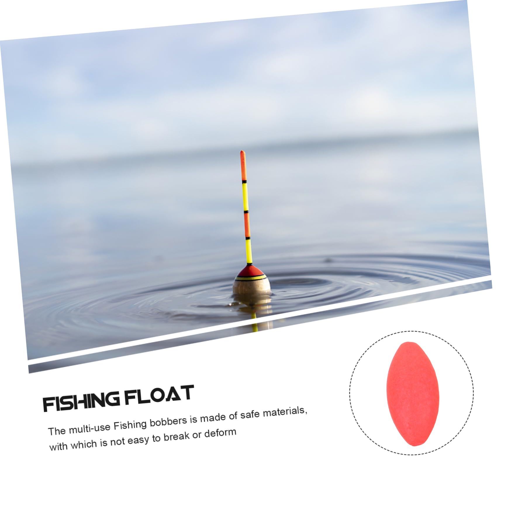ibasenice Amplificateur À Queue Flottante Attaquer Chariots De Pêche Flotteur De Pêche Flotteurs De Pêche en Douce Accessoires De Pêche Plastique Rouge