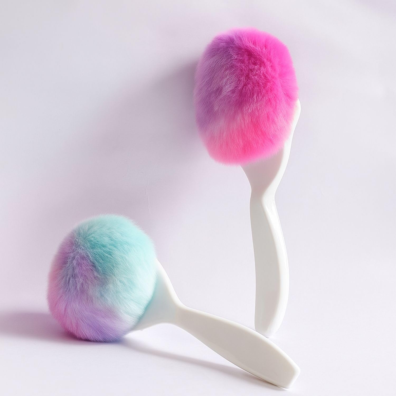 Makeup Powder Puff with Handle, Velvet, Soft Sponge, for Loose and Liquid Powder, Gentle Touch, for Baby and Adults, Pack of 1-picture-53