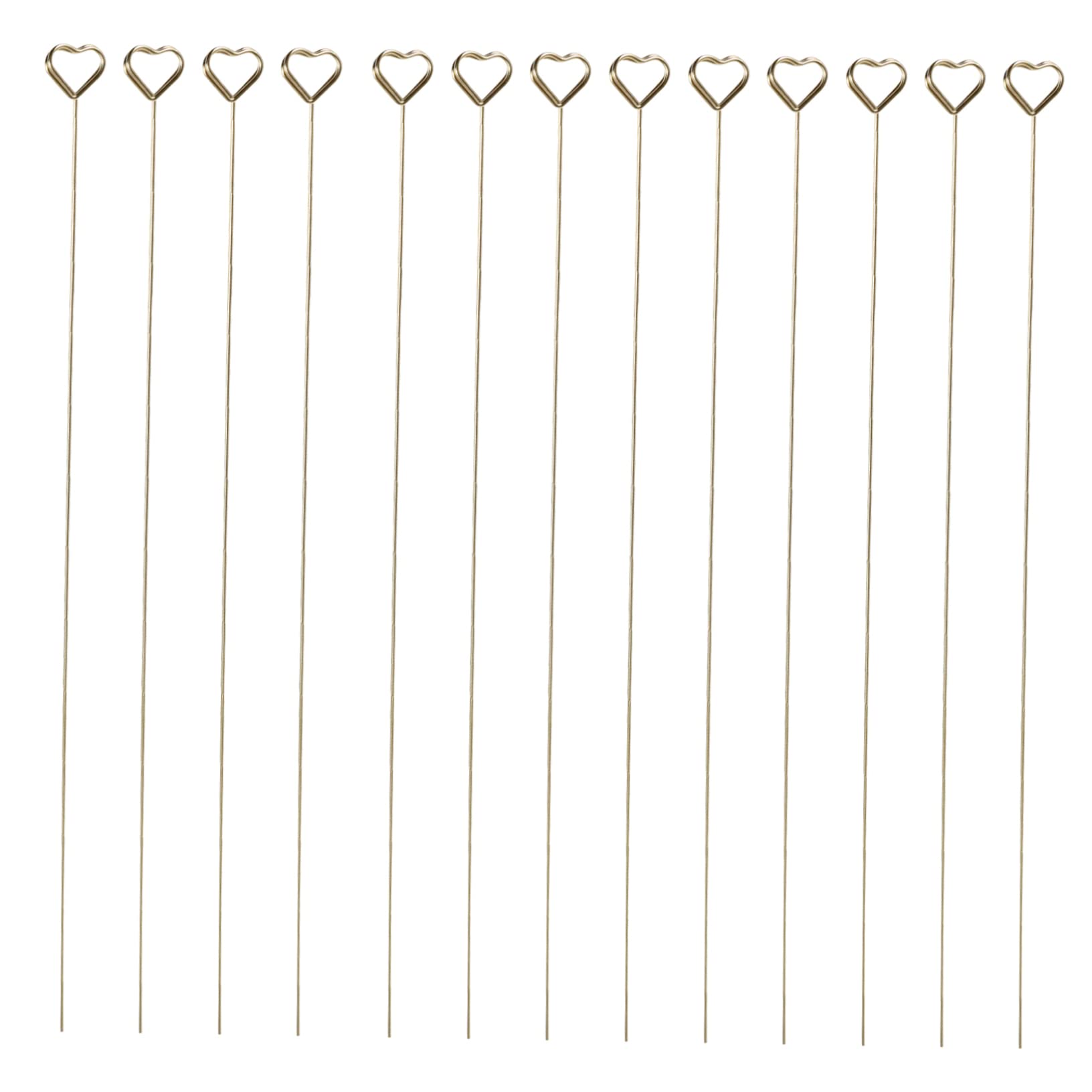 Cabilock 30Pcs Heart Shape Table Number Holders Floral Place Card Holders for Weddings Birthdays Photos Memo Notes and Attractive Card Clips for Decor