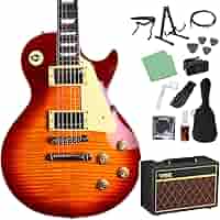 Burny SRLG55ギター Amazon | Burny SRLG55 Vintage Cherry Sunburst 初心者14点