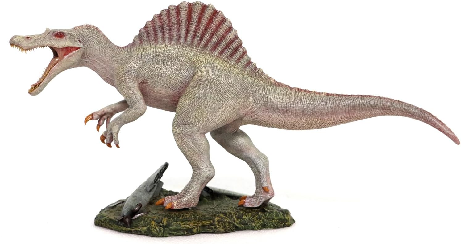 Nanmu 本心楠改 スピノサウルス2.0版 42cm 台座付き 大きい 肉食 恐竜