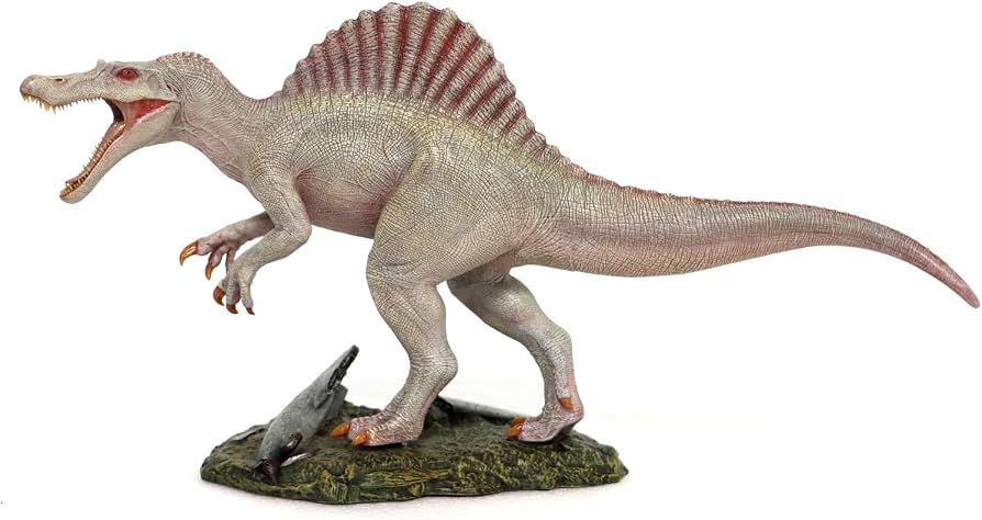 Amazon.co.jp: Nanmu 本心楠改 スピノサウルス2.0版 42cm 台座付き