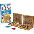 Sea Battle - A Wooden take on The Traditional 2 Play Board Game, Sink Your Opponents Ships