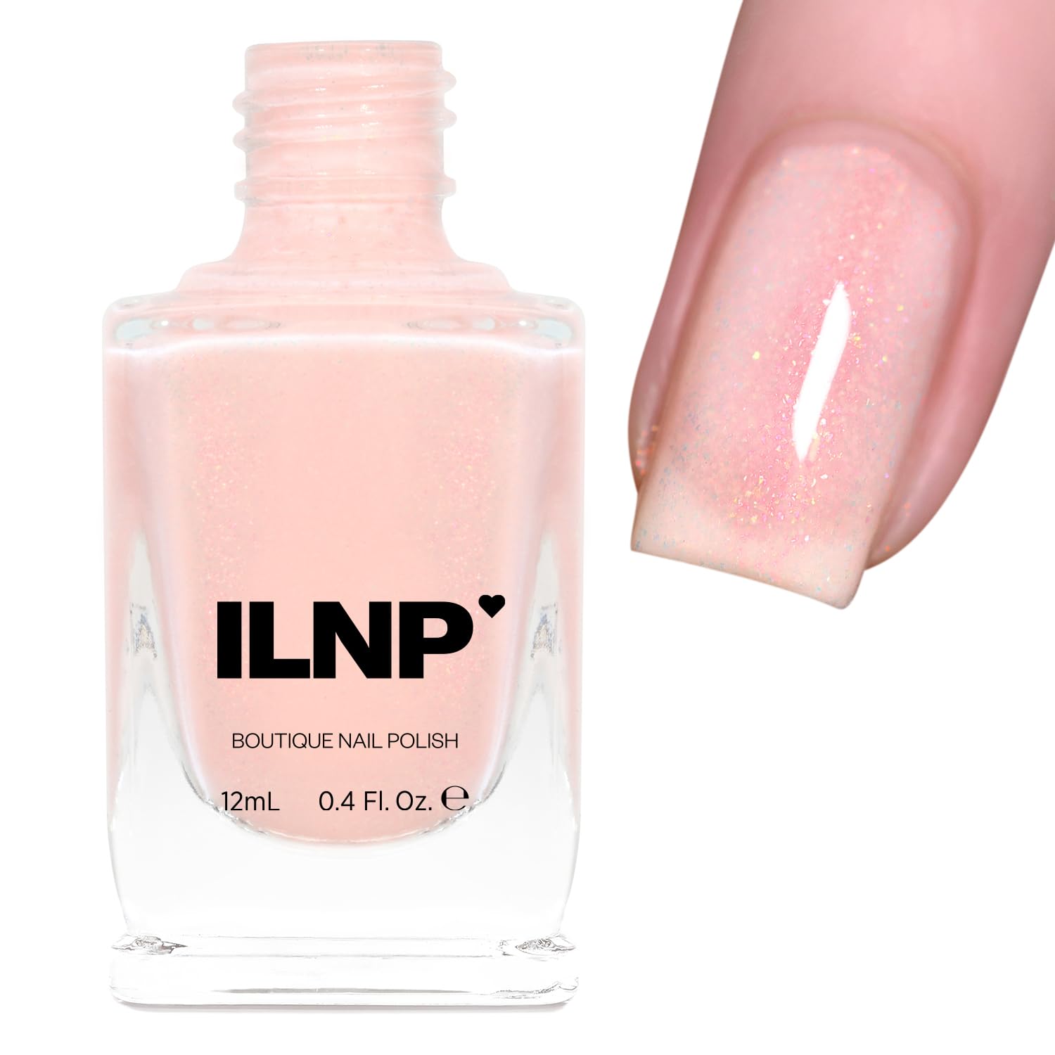 ILNP First Light - Milky Peach Shimmer Nail Polish