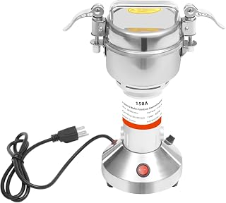 Gworobie 150g Electric Grain Mill Grinder 850W 110V Timer High-Speed Pulverizer for Dry Grains Spices Herbs Coffee Rice Corn Kitchen Commercial