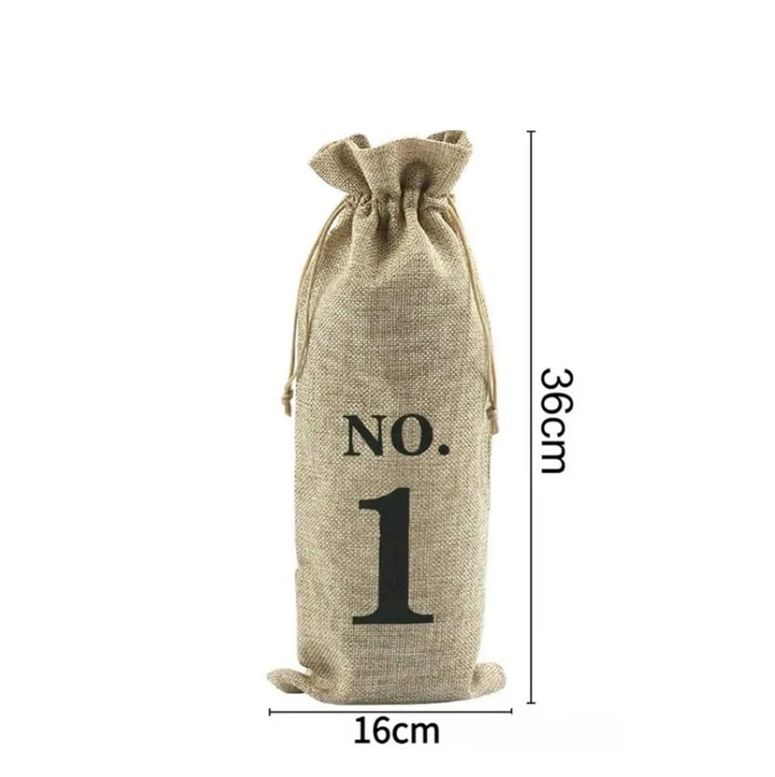 Lot de 10 sacs à vin avec cordon de serrage numéroté pour bouteille de vin - Pour dégustation de vin de mariage, rouge vin, One Size, Style unique