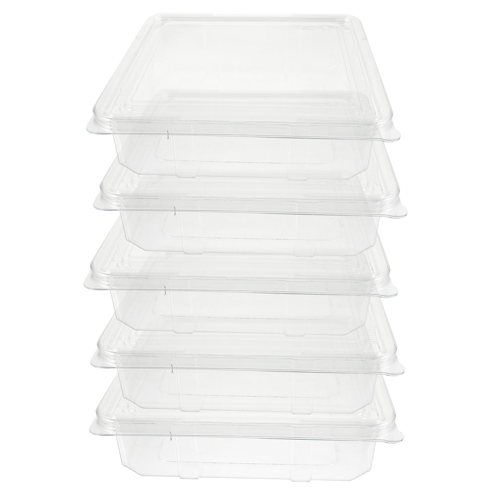 LALADEFIEE 5Pcs Hat Storage Box with Lid Portable Knitted Hat Carrier Organizer Dust Cap Holder for Travel and Home Use for Beanie and Baseball Caps