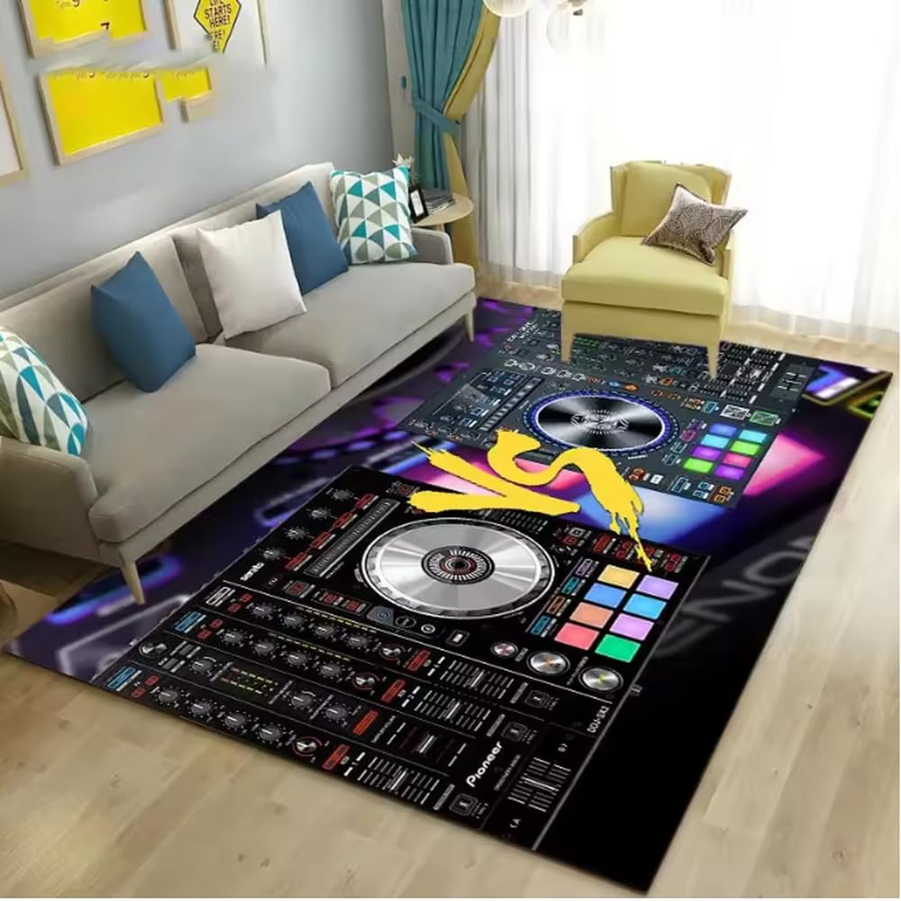 Tapis de sol musique antidérapant pour éviter les glissades devant le canapé