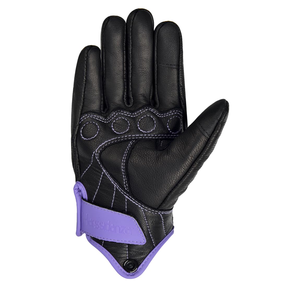 Harssidanzar Gants de moto en cuir pour femme,gants de moto pour femme Gants d'équitation Gant de conduite pour femme GL016