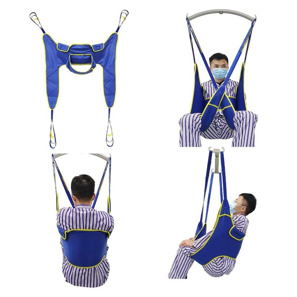 Arnés Elevación Paciente Cuerpo Completo, Grúa de Paciente, Eslinga De Elevación,para Posicionamiento Y Elevación De La Cama,Enfermería, Fácil de Usar Medium