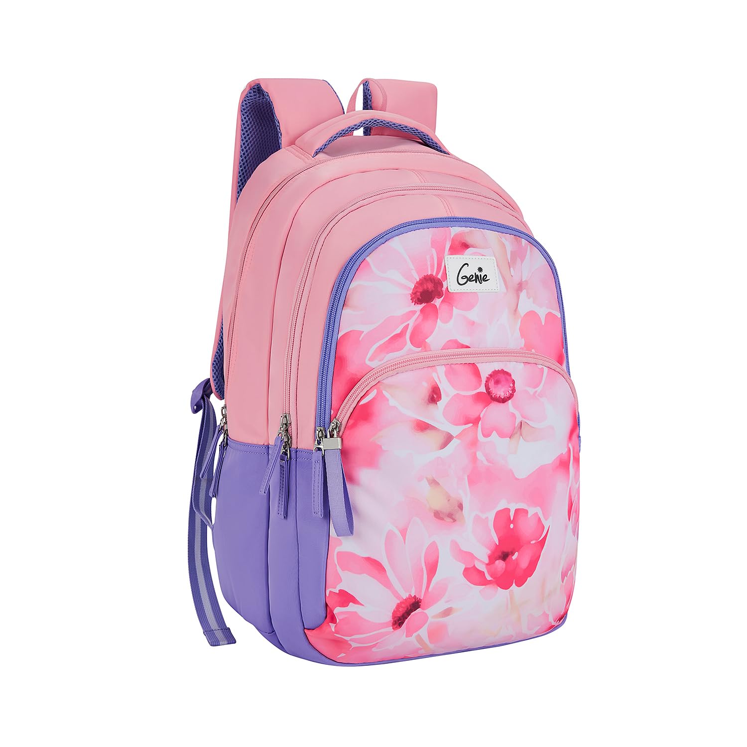 School Backpack for Girls |19 In-36 Ltr with Three Compartments, Side Pockets and Light Weight with Padded Shoulders |Best for Books,Stationery,Lunch Box & Essentials-image-45