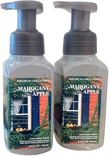 Bath & Body Works MAHOGANY APPLE Gentle & Clean Foaming Hand Soap Autumn Scents 8.75 fl oz – Pack of 2