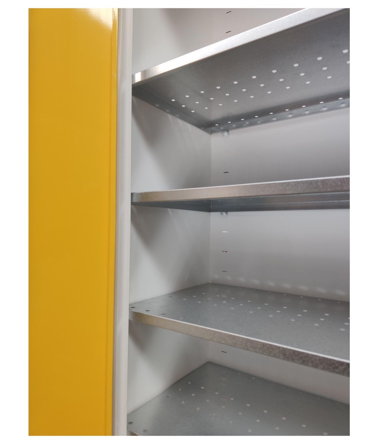 Armadio per liquidi infiammabili monoblocco con dimensioni 1000x460x1850 mm