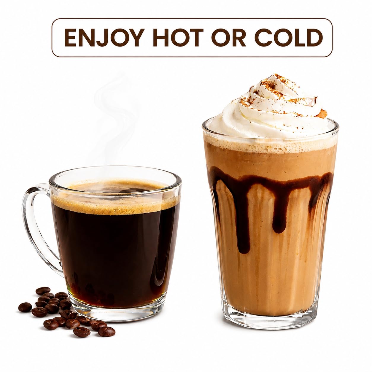 Bevzilla Bustine di caffè istantaneo in polvere di alta qualità, 48 sacchetti (2 g ciascuna), aromatizzato alla nocciola, caffè caldo e freddo, per 48 tazze, caffè arabica, ideale per espresso, latte