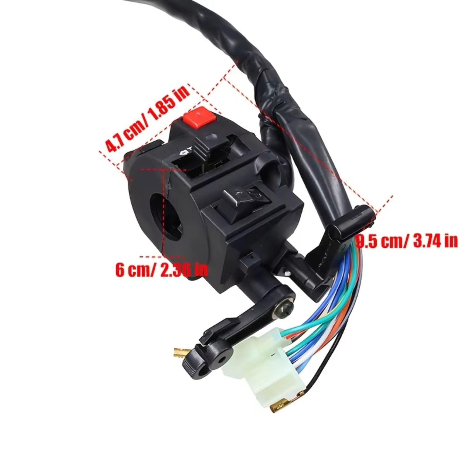Interruttore Di Avviamento Elettrico Per Moto Per ATV Indicatore Di Direzione Del Clacson Universale Pulsante Luce Lontano Vicino Comando Manubrio