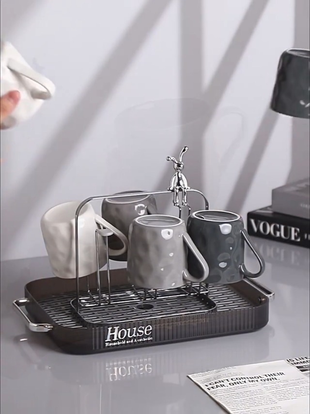 Set de 6 mugs de porcelana 12oz multicolor miniatura 7