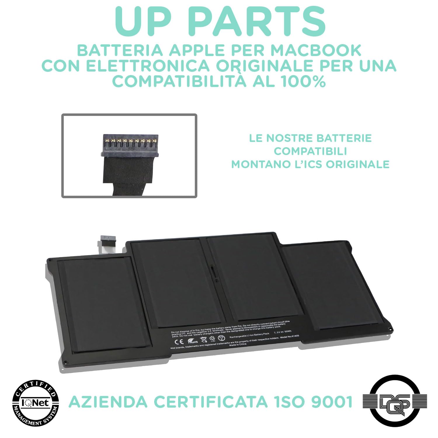 Batteria A1405 Per MacBook Air 13 A1466 - 7200mAh, 7.6V, Con Kit Di Montaggio, Compatibile 2012-2017 - Foto 4