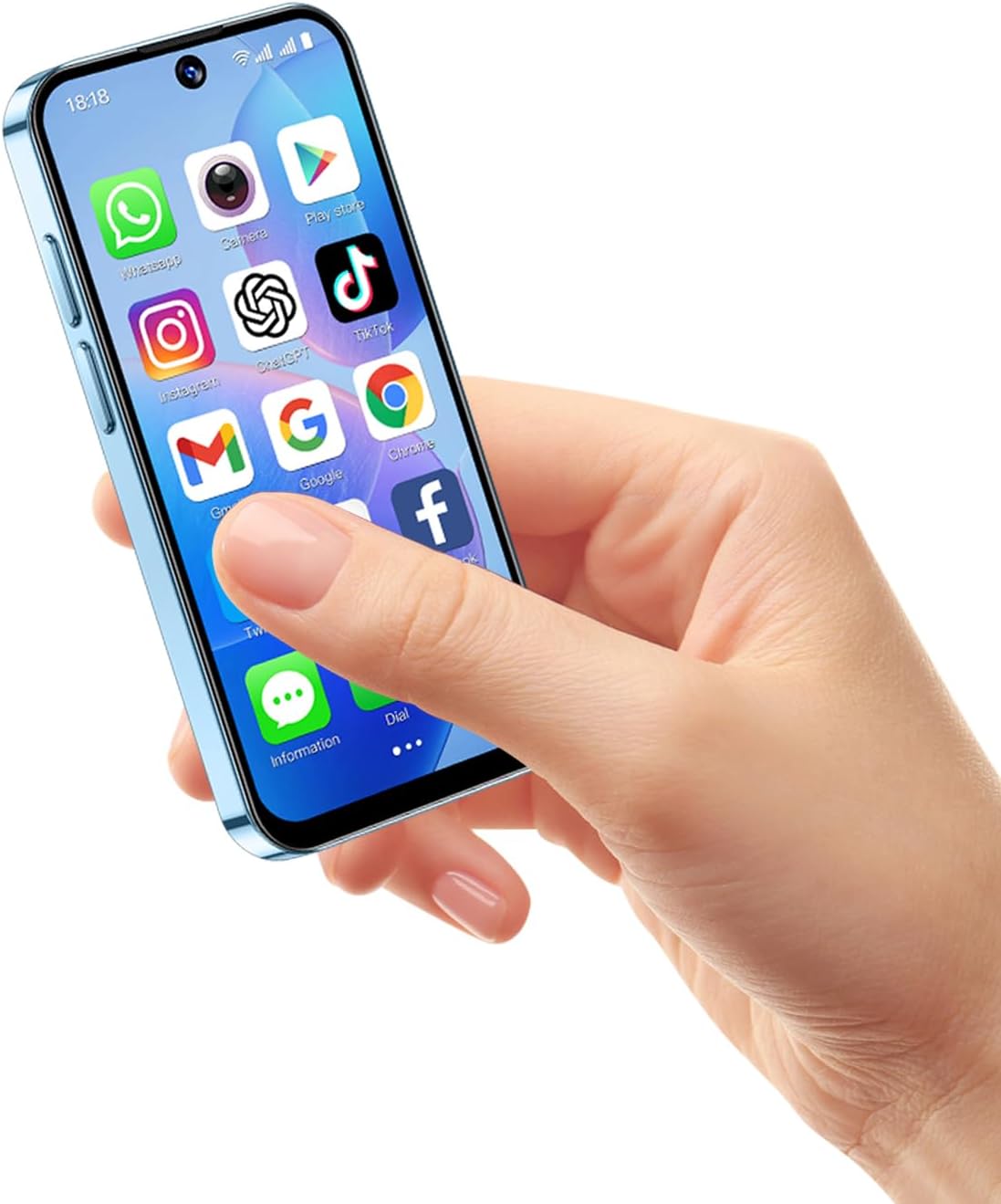 3G Mini Phone Unlocked, Dual – SIM, Face Unlock, 3.88 – inch HD Screen, Cute and Portable Backup Phone, Small Smartphone for Children and Students (16GB, Blue) 3G Mini Phone Unlocked, Dual – SIM, Face Unlock, 3.88 – inch HD Screen, Cute and Portable Backup Phone, Small Smartphone for Children and Students (16GB, Blue)