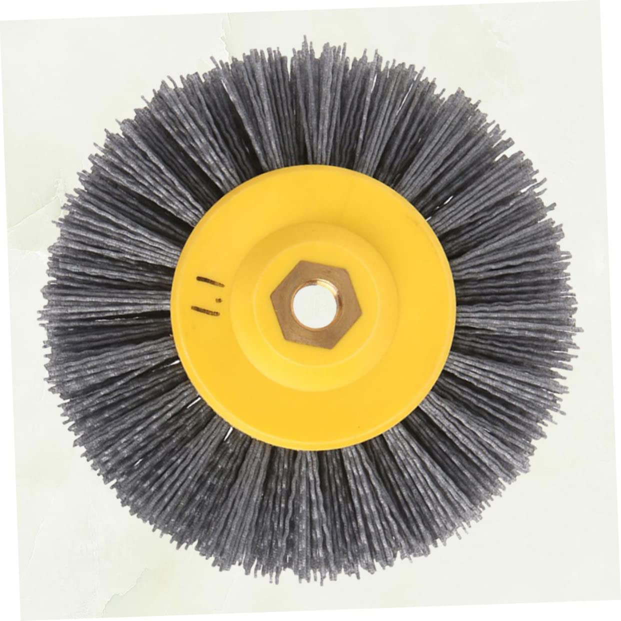 Cepillo de Alambre para Amoladora de Nylon Plata para Eliminar Óxido y Polvo en Proceso de Mecanizado Disco de Pulir