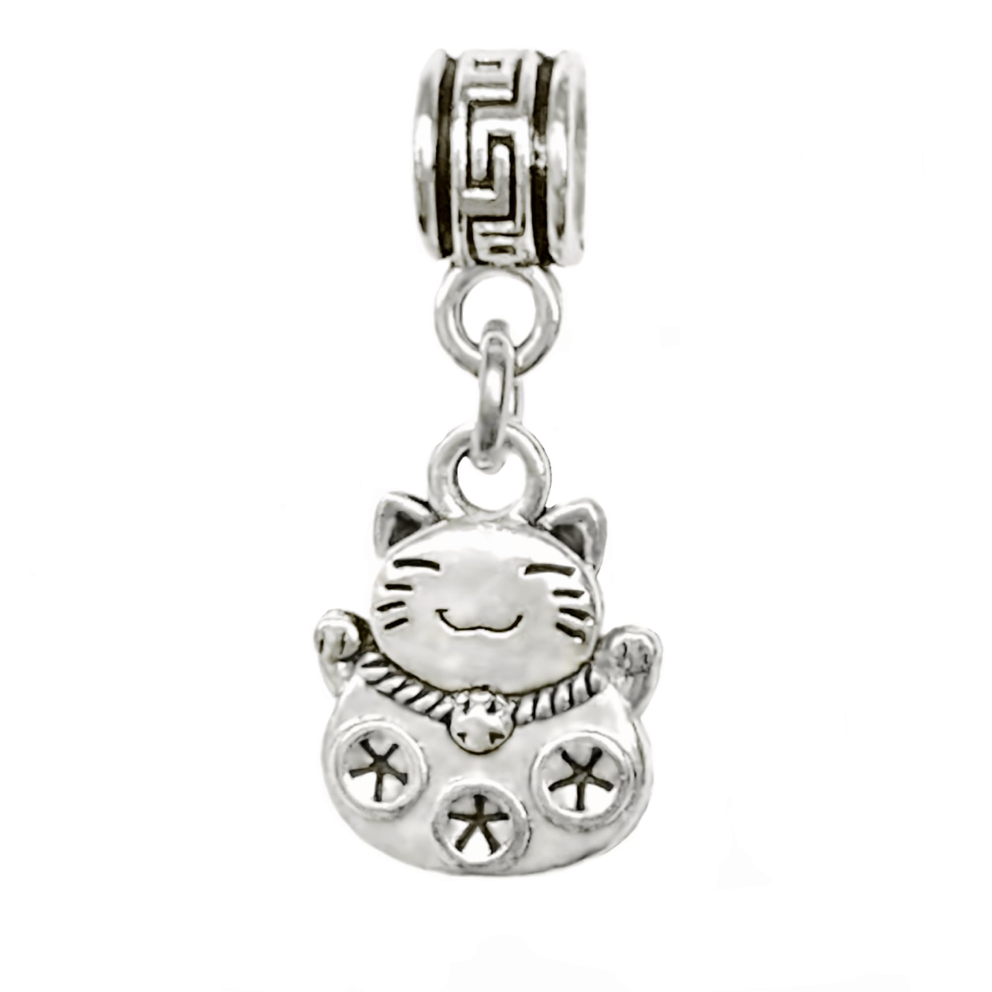 LaBenie Dangle Lucky Cat Charm Bead