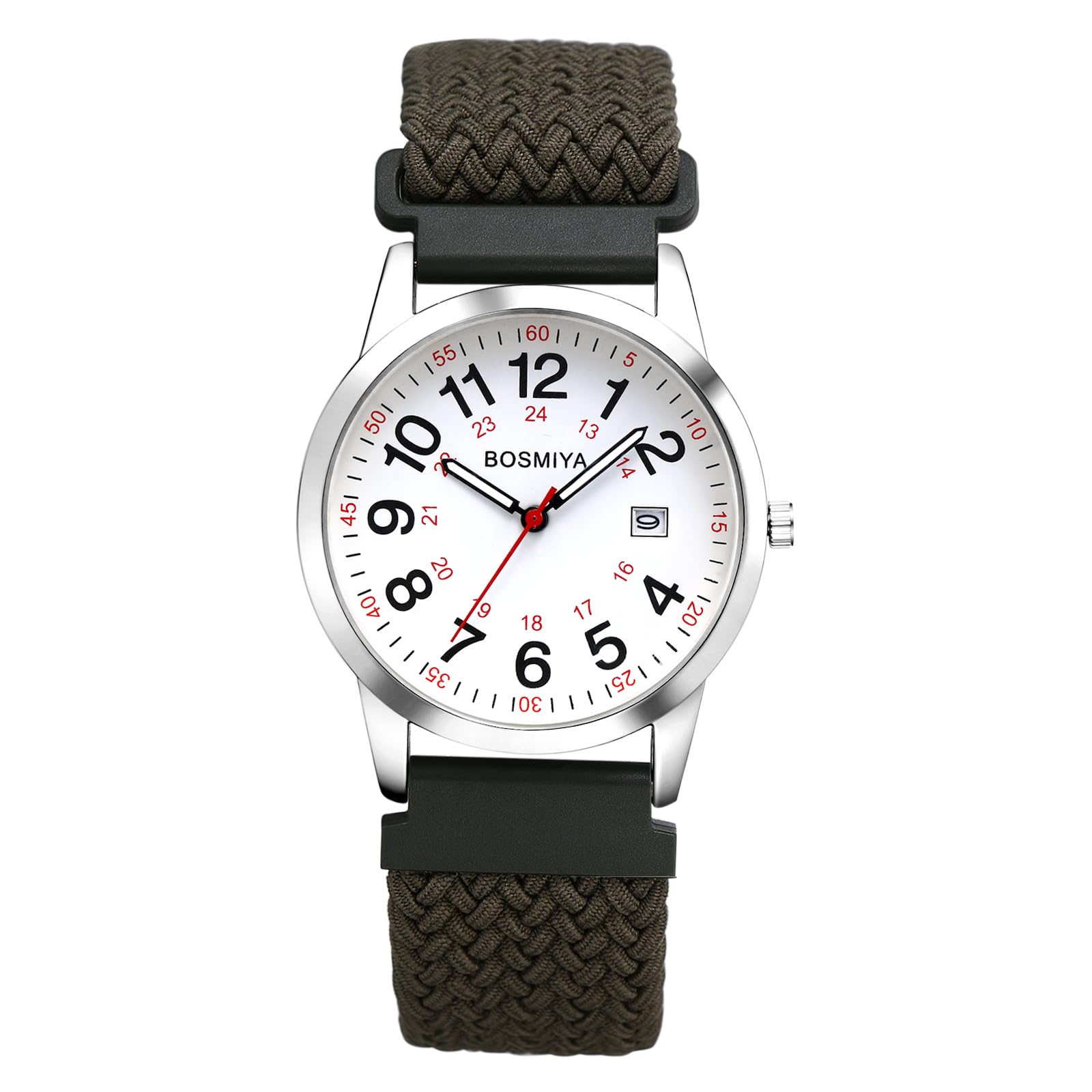 JewelryWe Herrenuhr Quadratische Chronograph Uhr: 3er Set 30
