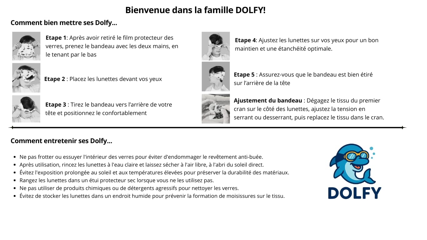 DOLFY Lunettes Piscine Enfant Fille Purple Star Violet 3-12 Ans – Lunettes Natation Enfant Étanches Anti-Buée avec Bandeau Stretch Doux qui ne Tire Pas les Cheveux – Protection UV – Piscine, Plage