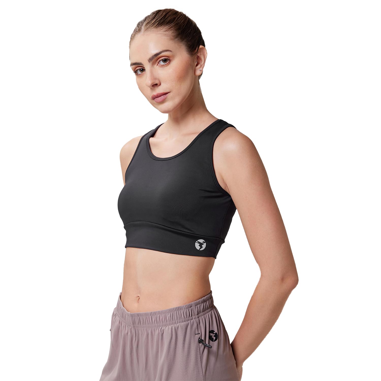 technosport Women's Solid Antimicrobial Sports Bra - (WBW130_Parnt) Pack of 1-picture-20