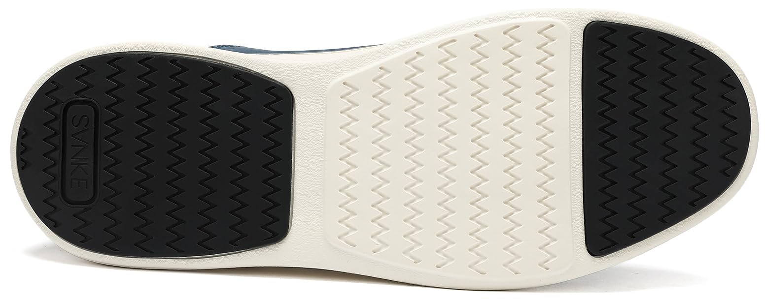 SVNKE Herren Slip On Sneaker Atmungsaktiv Schnürsenkel Walkingschuhe Fitness Turnschuhe Sportschuhe Hand-Free Freizeitschuhe Business Schuhe