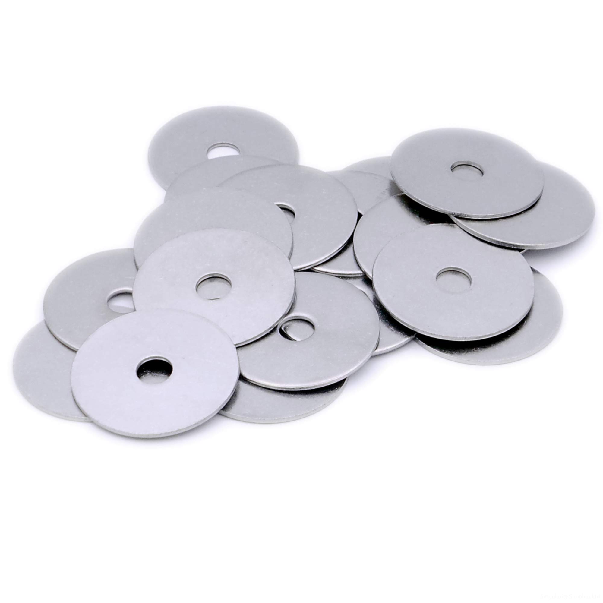 Singularity Supplies Silver M8 (8Mm X 25Mm) Flat Repair Washer (Large Od) - Stainless Steel (A2) (Pack Of 20)