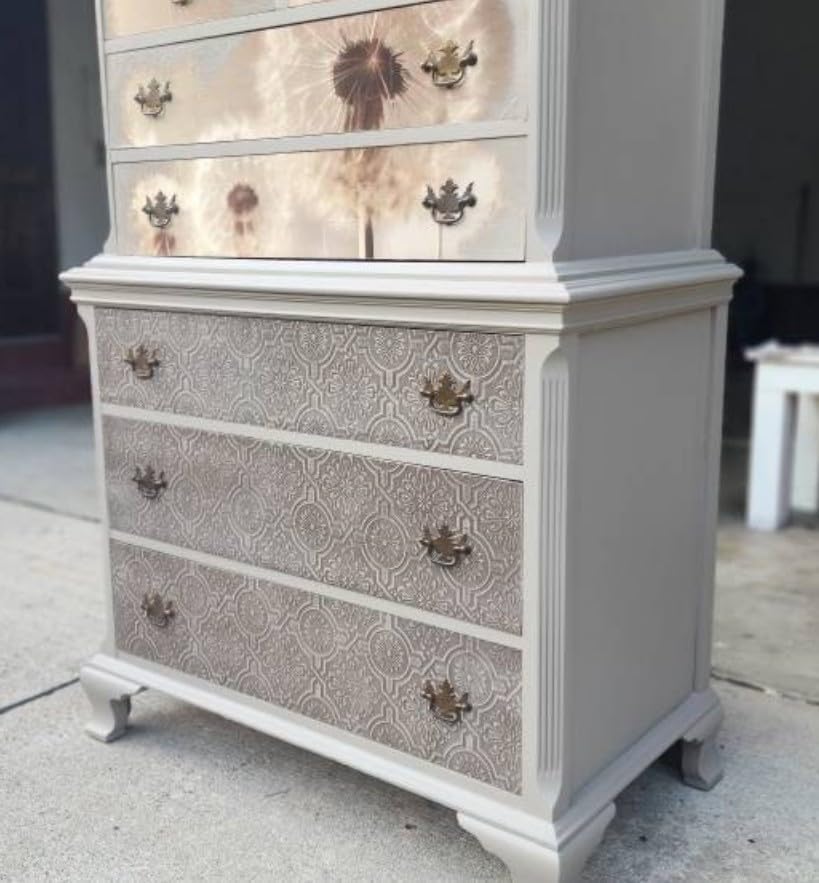 The Shabby Hummingbird Swan Romance Large Decoupage Paper, 21" x 29" (For Furniture, large projects)