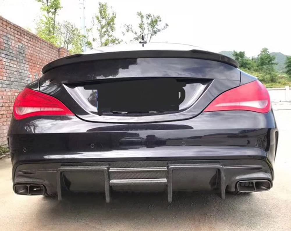 Dla Mercedesa Dla Benz W117 CLA200 CLA250 CLA260 CLA45 2013-2019 Samochód Z Włókna Węglowego/FRP Dyfuzor Tylnego Zderzaka Spoiler Splitter Body Kit(Carbon Fiber)