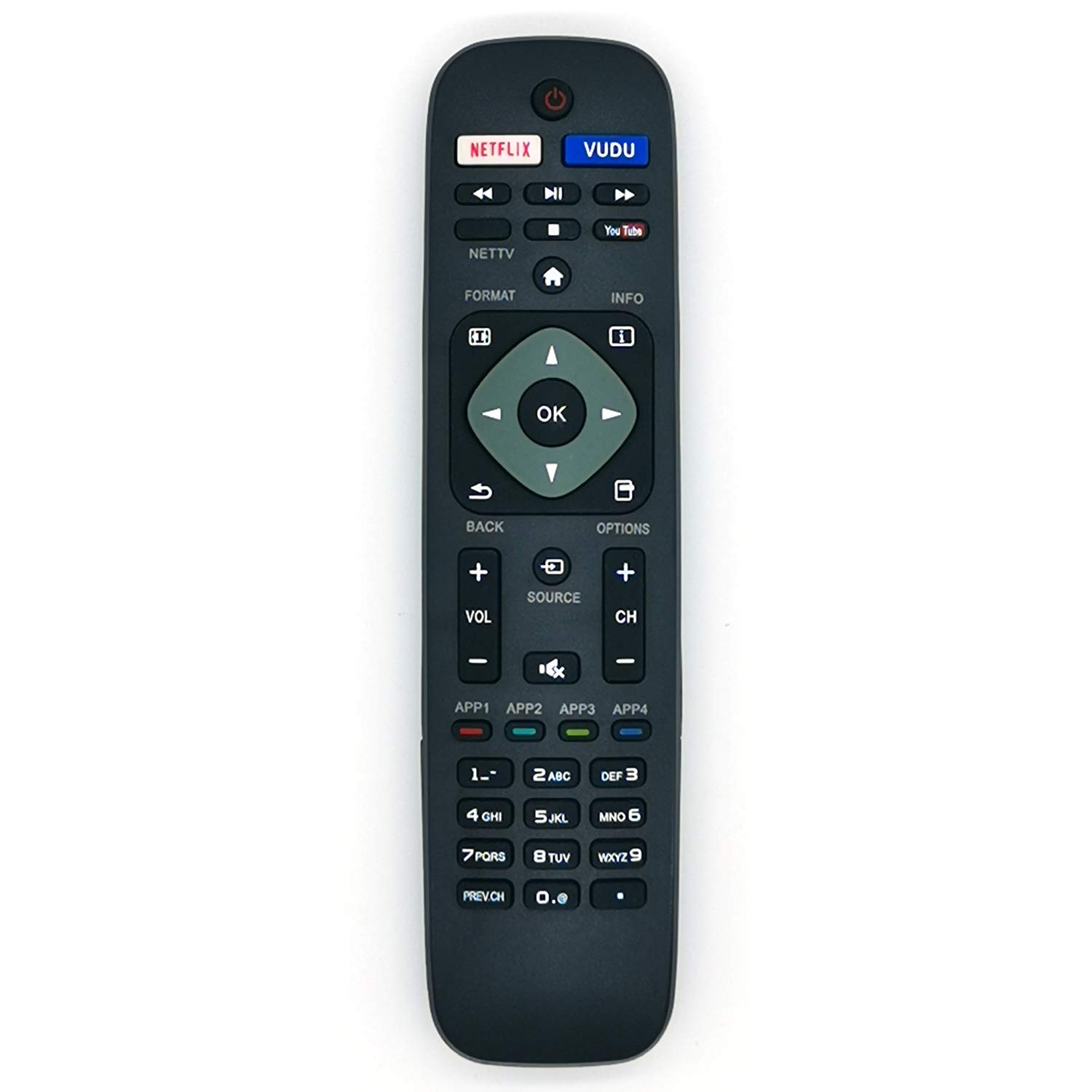 New Universal Remote Control for Philips TV Remote Replacement for LCD LED 4K UHD Smart TVs Remote
