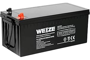 Weize 200Ah AGM Deep Cycle Battery: Reliable Power for Off-Grid Living