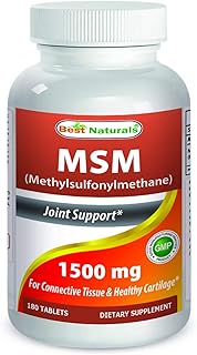 Best Naturals MSM 1500 mg 180 Tablets