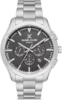 ساعة كرونوغراف من الفولاذ المقاوم للصدأ للرجال من دانيال كلاين، موديل DK.1.13140-1