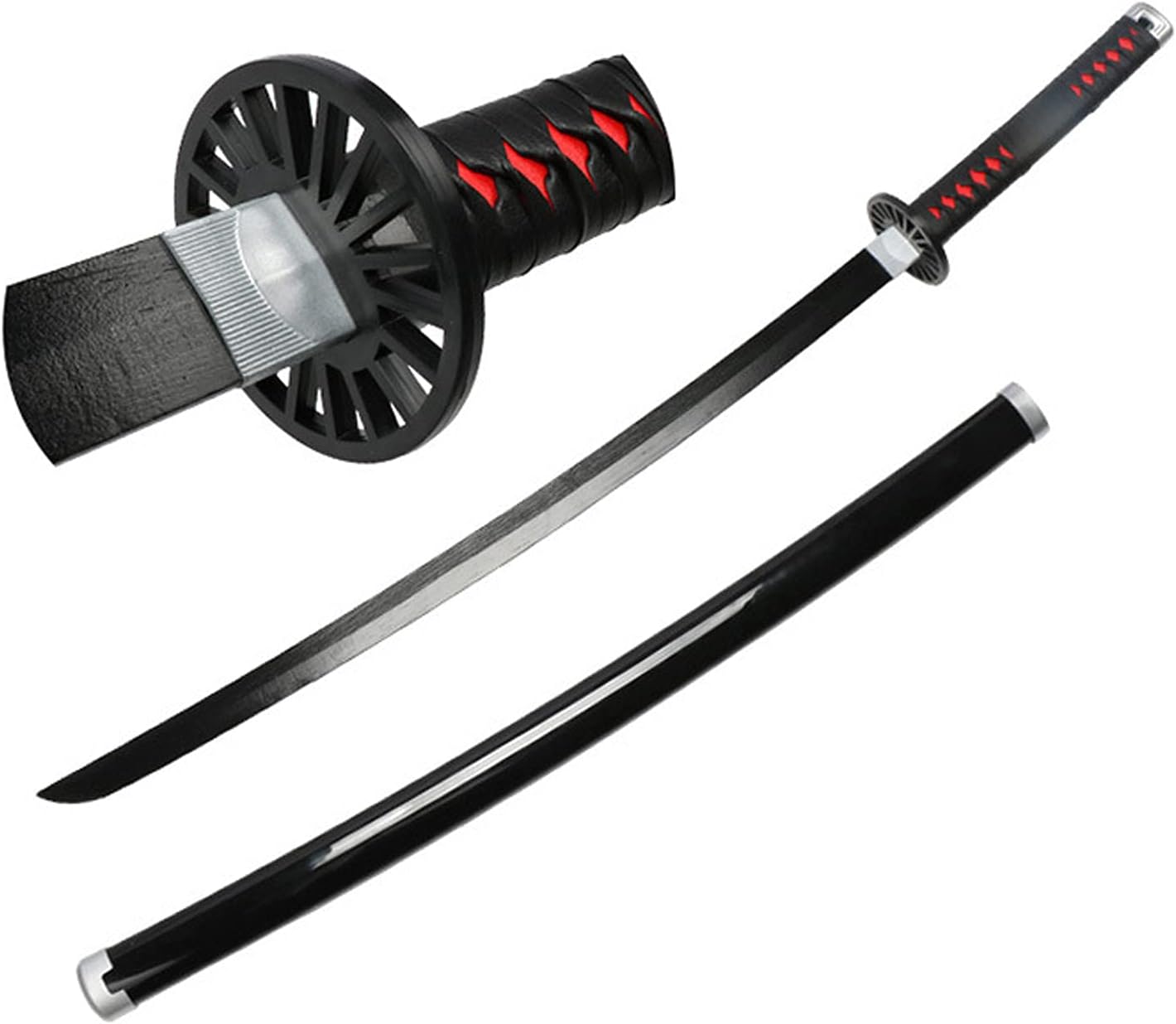 Katana Sword,Samurai Sword,Wooden Katana,Japan Samurai Sword Letter Opener,Ninja Sword,Weapons And Accessories,Handmade,Anime Cos Knife,Weapon Props,Role-Playing,Film And Television Props Sword