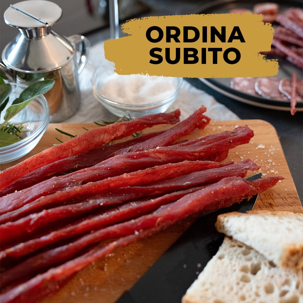 FA.LU.CIOLI 1917-750gr - Coppiette Di Suino Sottovuoto. Coppiette Di Maiale Essiccate E Speziate, Carne Selezionata Di Alta Qualità, Senza Glutine E Lattosio, Coppiette Romane Senza Conservanti