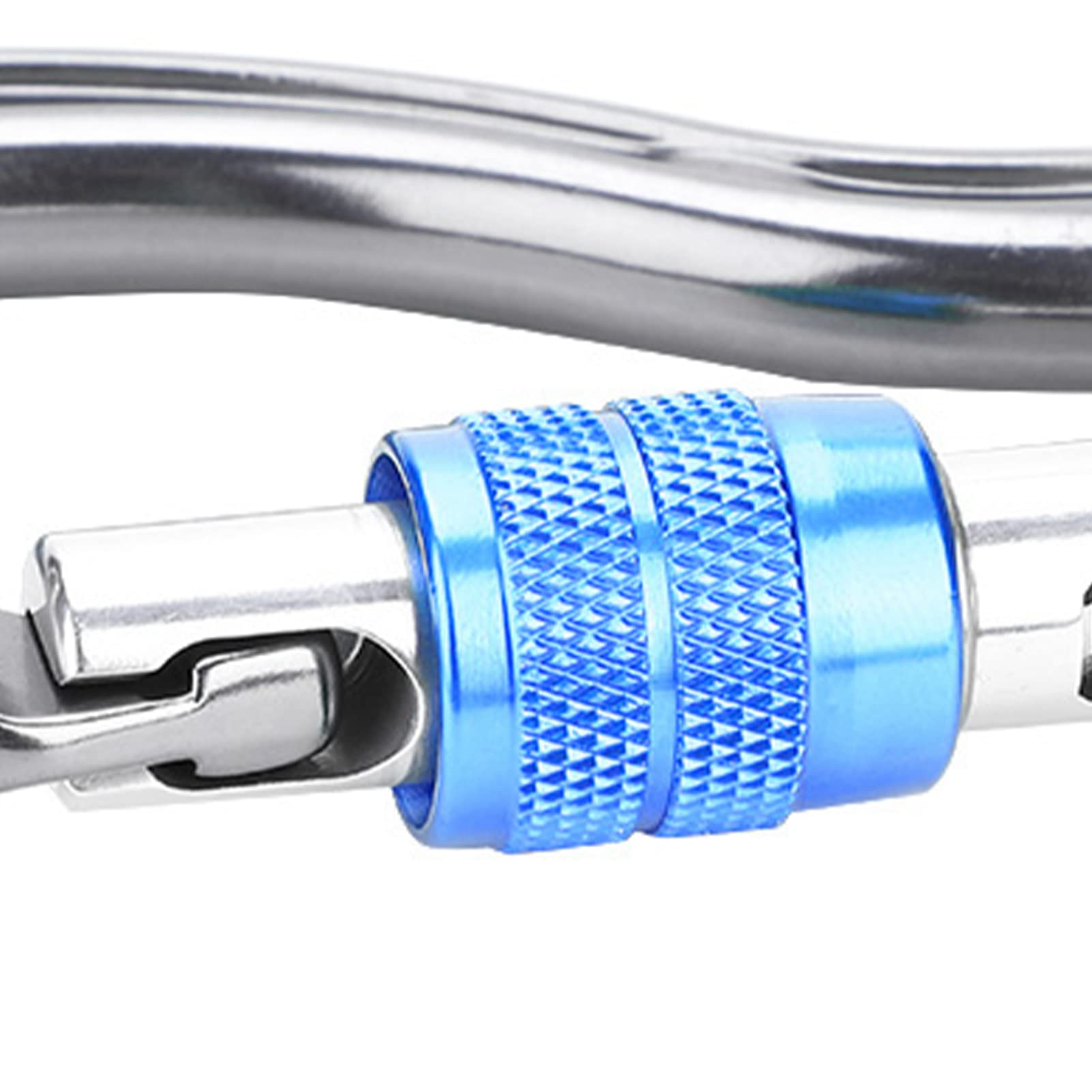 Alomejor Mousqueton d'escalade de verrouillage 25KN aluminium forgé à la chaleur poulie supérieure