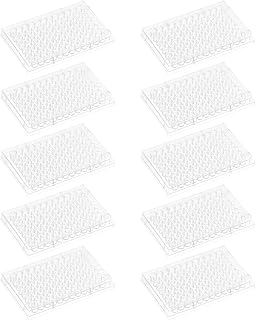 SHUATI Tissue Culture Plates Individually Wrapped Durable Flat Bottom Sterile Culture Plate 96 Well Cell Culture Plate Laboratory Chemical Reaction Plates