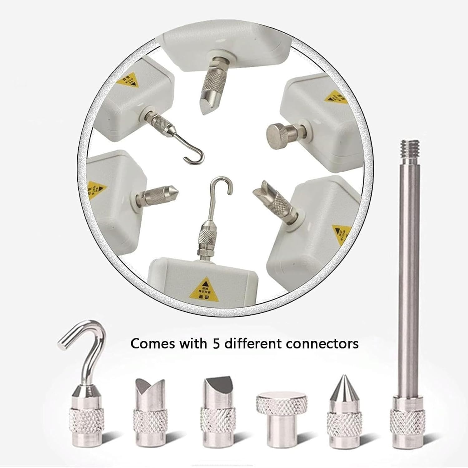 Dynamomètre manuel avec 5 sondes, course de 180 mm, unités N/Kg/LB pour sport, recherche, pêche