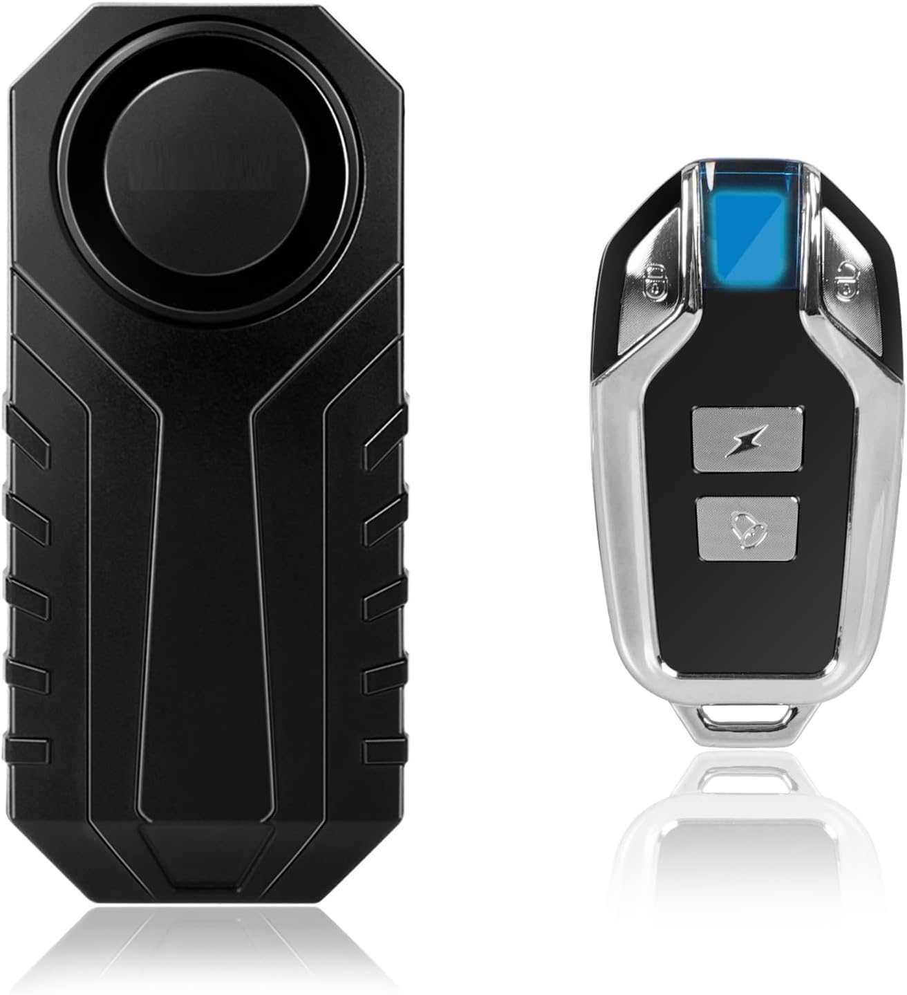 Anti Theft Burglar Bike Alarm with Remote, 110dB Wireless Anti-Theft Vibration Motorcycle Alarm, Door, Window & Vehicle Security Alarm System, Adjustable Sensitivity & Volume, Waterproof