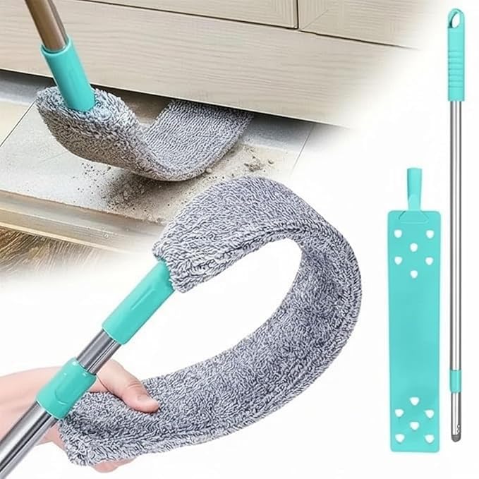 Kian Gap Dust Cleaner Brush Under Bed Cleaning Duster for Under Appliance with Long Handle Extendable upto50 inch High Ceilings Bedroom Sofa Bed Bottom Household Furniture (Multicolor) (Pack of 1)-image-7