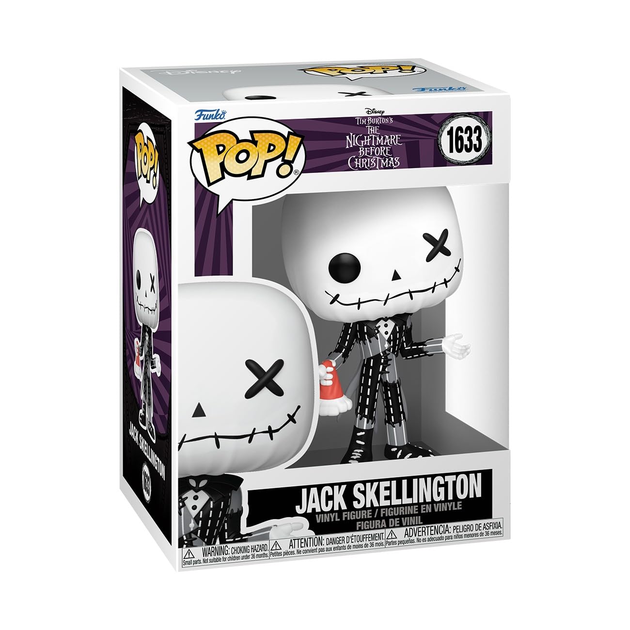 Funko Pop! Disney: Patchwork - Jack Skellington - The Nighmare Before Christmas (TNBC) - Collectable Vinyl Figure - Gift Idea - Official Merchandise - Toys for Kids & Adults