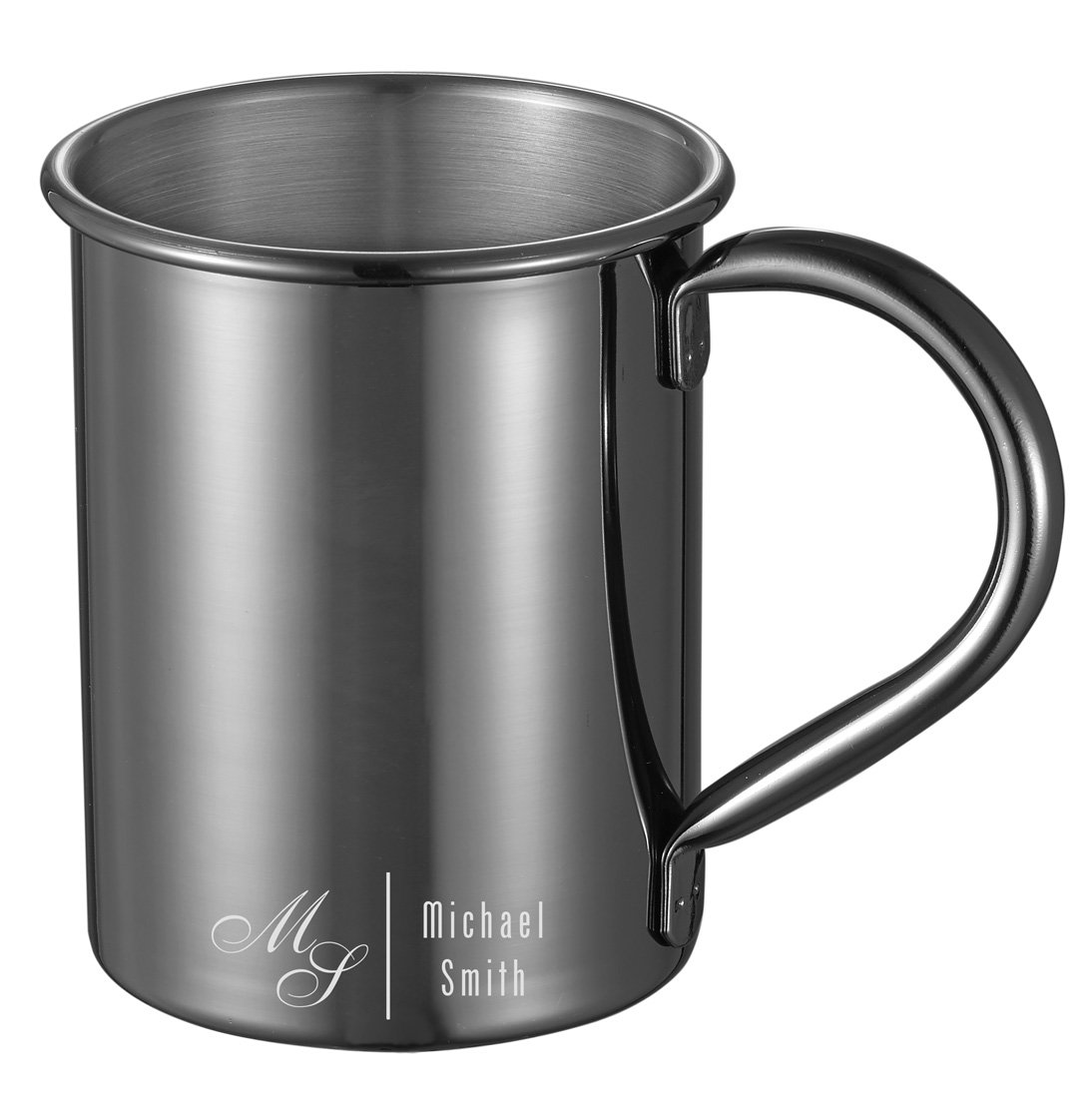 Visol Personalized Elise Gun Metal Finish 13 oz Moscow Mule Mug